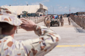 Ramp ceremony in Afghanistan